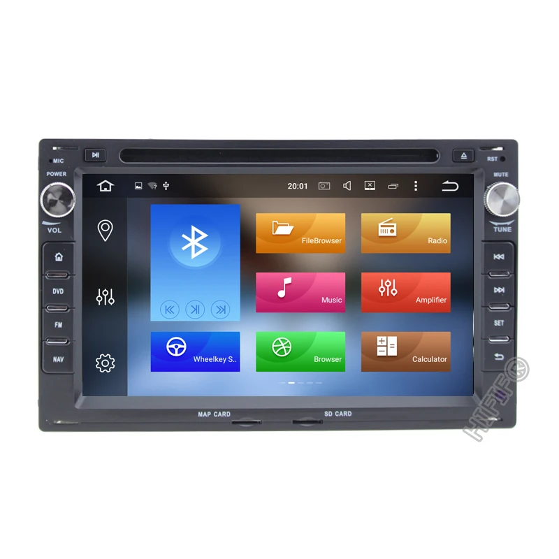 Flash Deal Car Multimedia Player Android 9 2 Din Stereo System For VW/Volkswagen/Passat/Golf/Peugeot 307 Octa Core 4GB RAM Wifi USB DVD 1