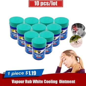 

Vapour Rub White Cooling Balm Ointment For Anti Mosquito Headache Toothache Stomachache Dizziness Tiger Balm Daily essential