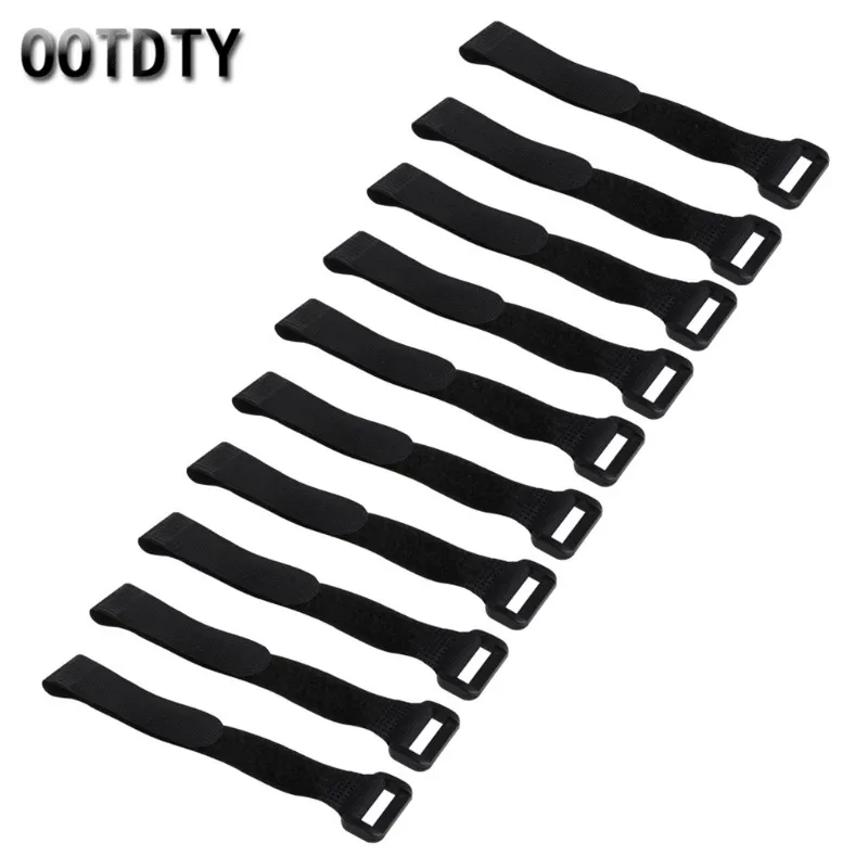 10X 20*2cm Strong RC Battery Tie Down Strap Reusable Antiskid Cable Straps New 