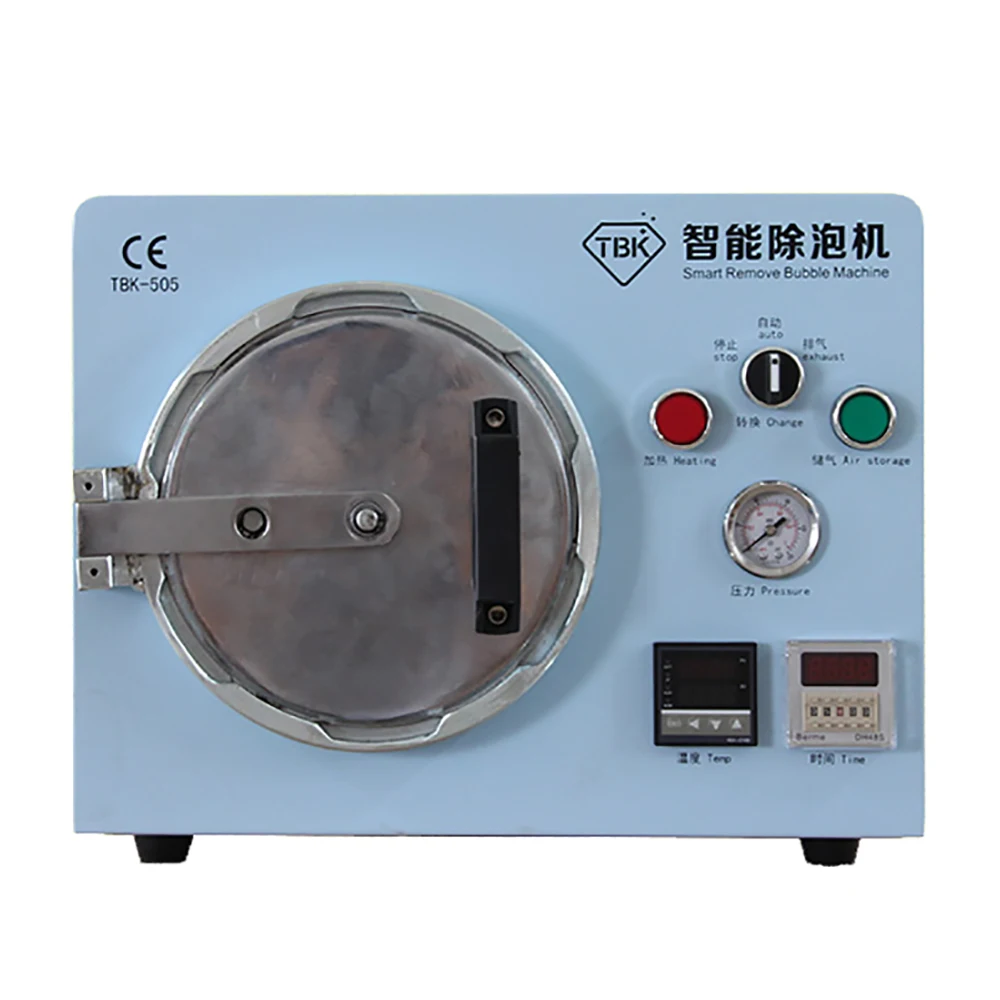 

TBK-505 Intelligent Defoamer, LCD Screen High Pressure Defoamer, Built-in Air Compressor, OCA Defoamer