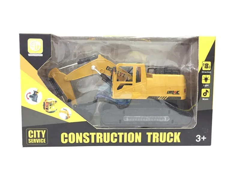 

Children Electric Excavator Light And Sound Universal Excavator Electric Engineering Car Toy Night Light Stall Supply of Goods