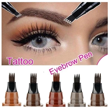

Eyebrow Enhancers Waterproof Microblading Fork Tip Eye Brow Tattoo Pencil Long-lasting Pro Fine Sketch Liquid Eyes Maekup