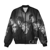 CAVVING 3D Printed  Indochine Rock  Zipper Bomber Jackets Men Overcoat Mens Coat Zip Up Jackets for Women/Men  Z02 2