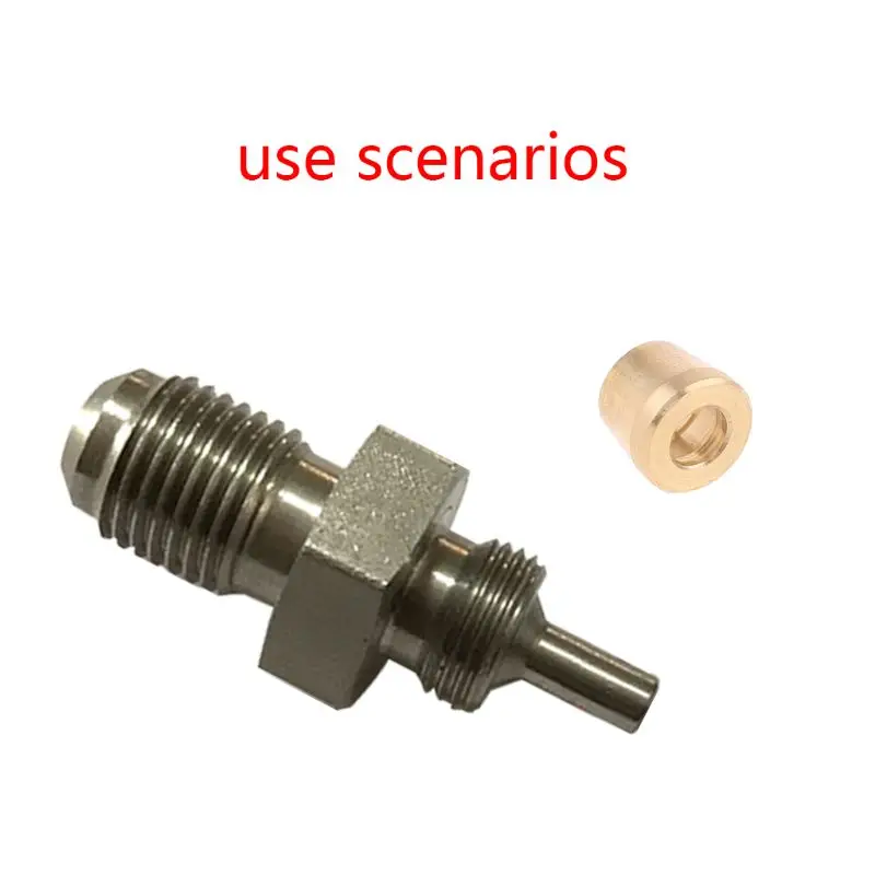 Hose Connector Fitting Durable Olive Inserts AN3 for Brake System Motorbike Modification