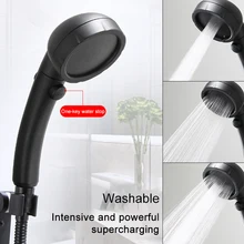 Third Gear Adjustment Water Saving Round Shower Hand Shower High Quality Hand Hold Rain Spray Bath Shower Bathroom Accessories