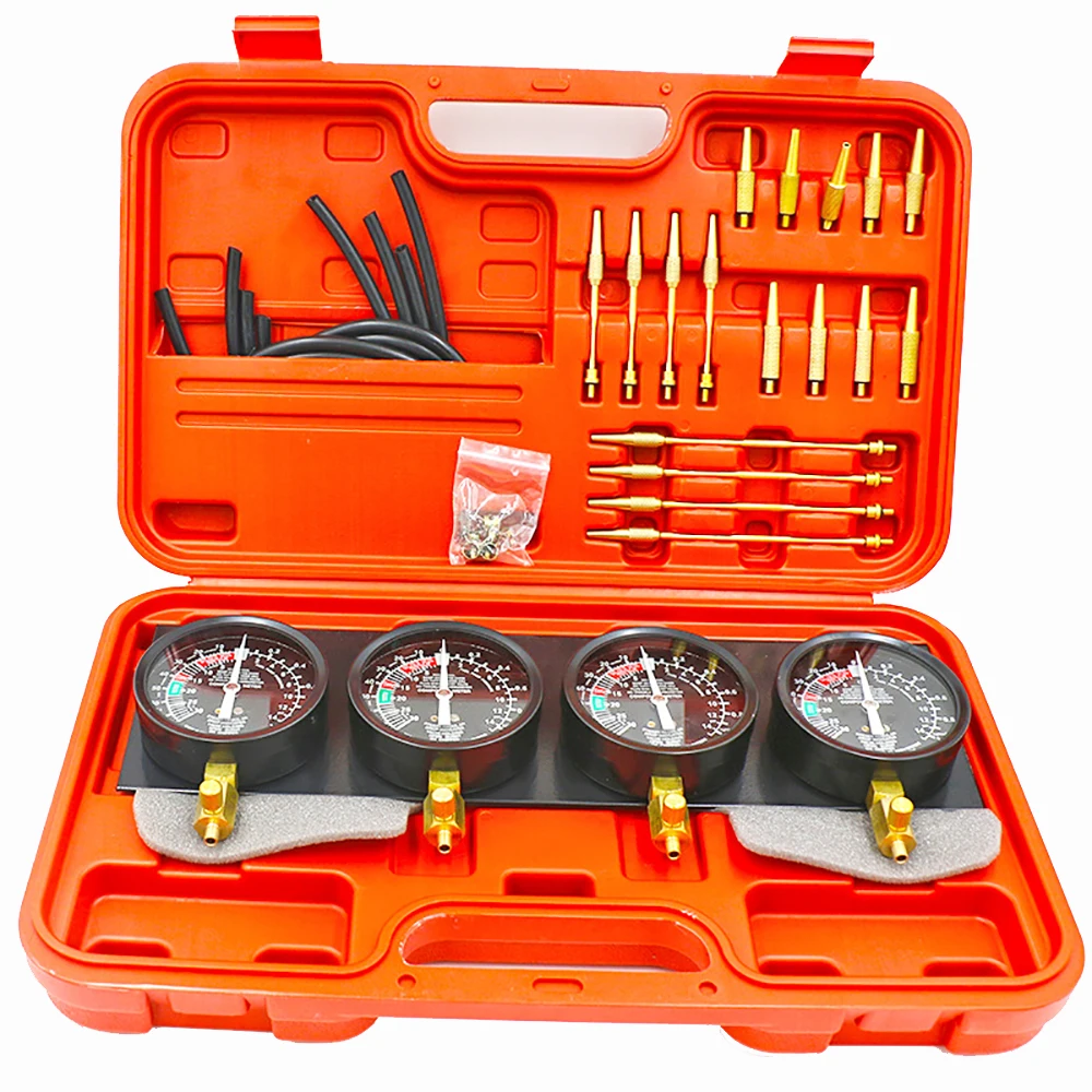 Motorcycle Four Cylinder Balancer Vacuum Suction Meter Fuel Vacuum