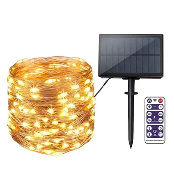 

56ft/17M 30 LED Crystal ball LED Solar Lamp Power LED String Fairy Lights Solar Garlands Garden Christmas Decor For Outdoor