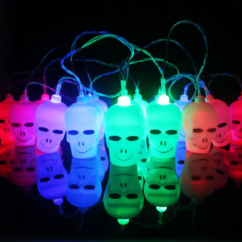 Battery Power Supply 3D Shape LED String Lights Halloween Holiday Indoor Home Decoration Energy-saving Lantern Lights