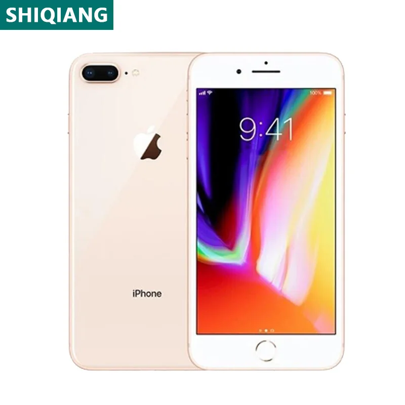 Б/у разблокированный оригинальный iPhone 8 Plus сотовых телефонов 5 дюймов отпечатков
