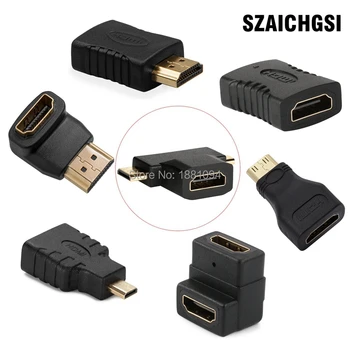 

200set/lot HDMI Adapter kit High Quality HDMI Mini Micro Adapter Extender Converter Connector Kits for HDTV