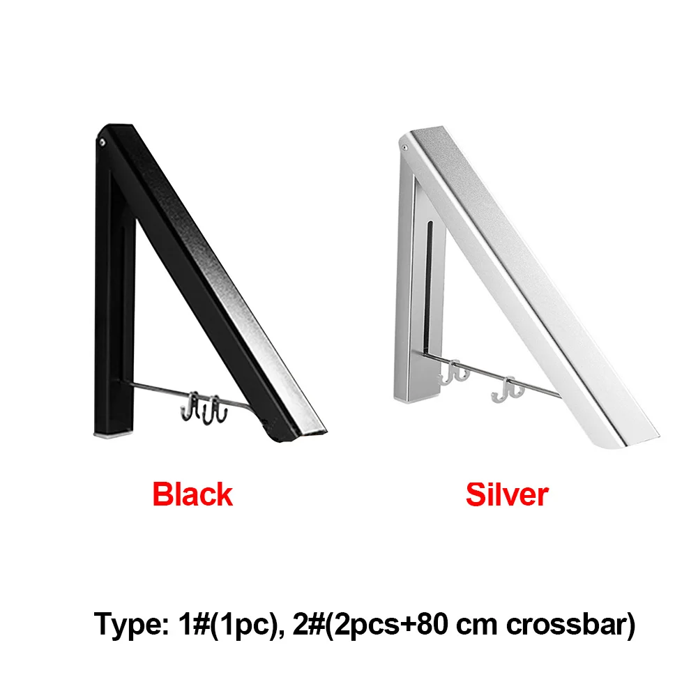 Складная Балконная вешалка для одежды, настенная Регулируемая сушилка для ванной комнаты, выдвижная сушилка для белья