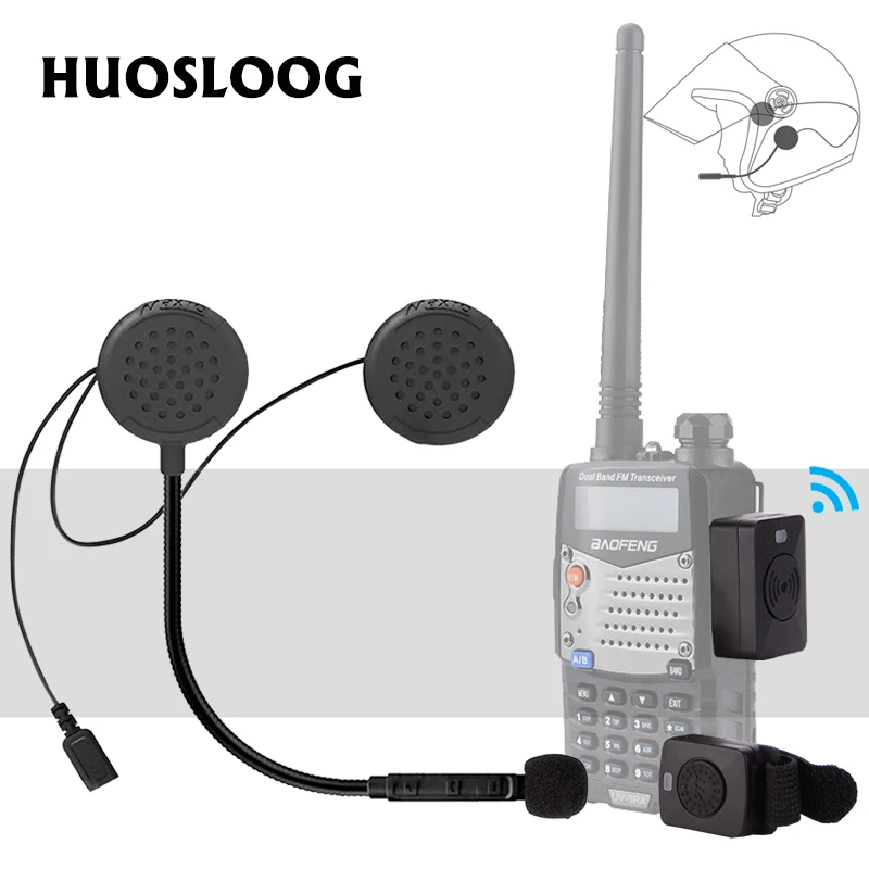 Мотоциклетный шлем Walkie Talkie Hands-Free Bluetooth гарнитура Беспроводные наушники для