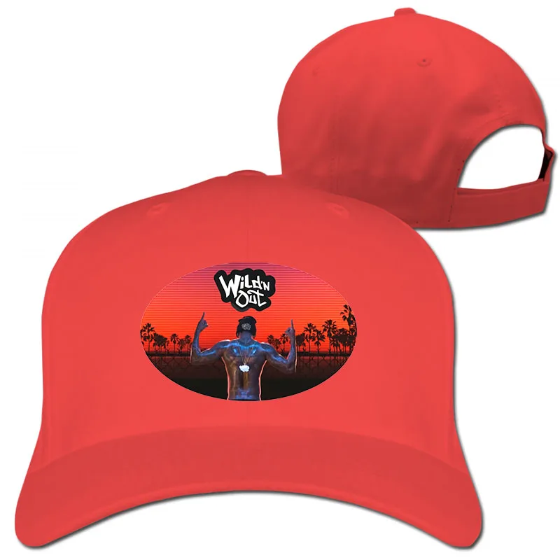 Wild n Out(2) бейсбольная кепка для мужчин и женщин, Кепка-Дальнобойщик, модная Регулируемая Кепка - Цвет: 1-Red