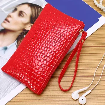

Women PU Leather Wallet Purse Card Phone Holder Makeup Bag Clutch Handbag UND Sale