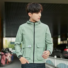 Ветрозащитная мужская куртка, стиль, мужская кожаная куртка, спортивный Тренч, легкая дышащая Солнцезащитная одежда для мужчин