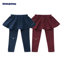 Детские брюки леггинсы для девочек новая стильная Осенняя верхняя одежда для детей, штаны детские леггинсы из двух предметов верхняя одежда