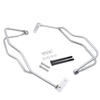 

2 Pcs Motorcycle Hand Guard Windshield Protection Frame Handlebar Bracket for R1200GS ADV Silver