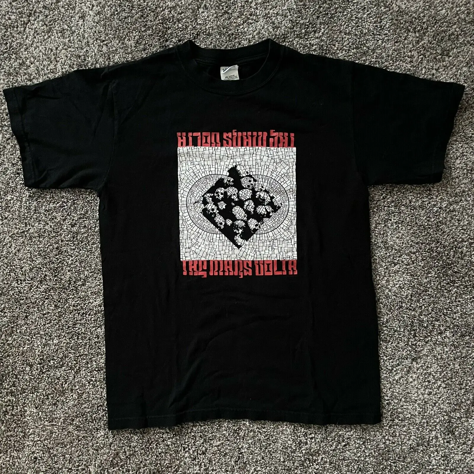 Винтажная Футболка Mars Volta группа Омар Родригес прог на вождении | Мужская одежда