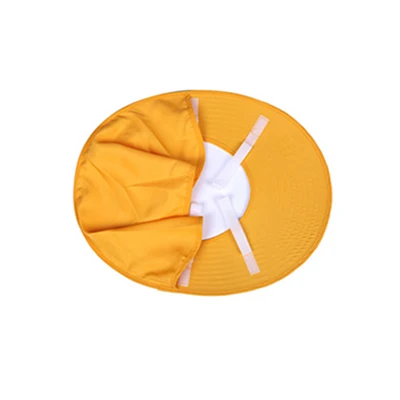 Анти-УФ Солнцезащитный солнцезащитный козырек для защитного шлема летняя дышащая многофункциональная широкая шляпа полный козырек конструкция - Цвет: yellow no helmets