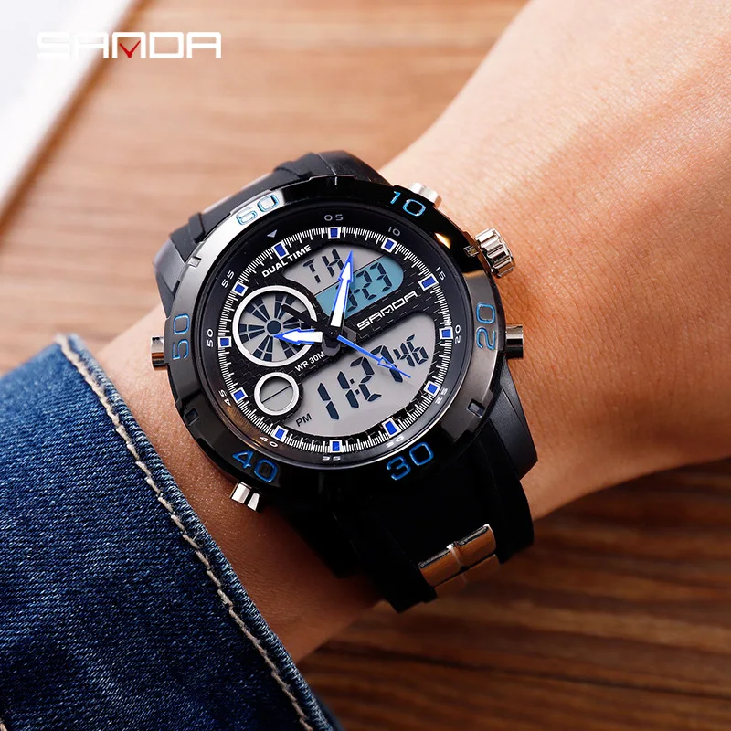 

LED Waterproof Digital Quartz Men Fashion Watch Military Sport Mens Relojes Hombre Vintage Relogio Feminino Masculino Male Clock