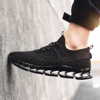 

Summer New Blade Men Shoes Quality Mesh Men Sneakers Light Weight Breathable Run Men Casual Shoes Hot Sale Handmade Men Shoes
