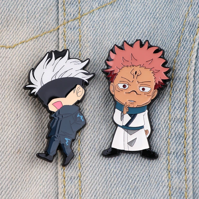 Japan Anime Jujutsu Kaisen Brooch Badge Gojo Satoru Ryomen Sukuna Enamel  Pins Cosplay Metal Manga Man Woman Gift for Friend - AliExpress