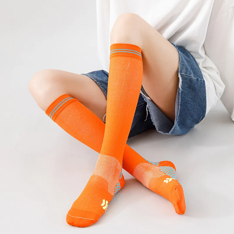 

Running Men Women Compression Socks For Football Anti Fatigue Pain Relief 20-30 Mmhg Black Compression Socks Fit For Sport Socks