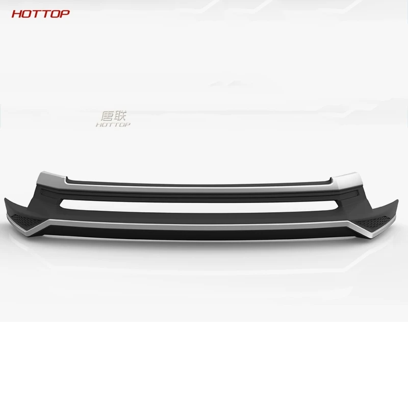 HPU эластичный материал серебряный передний бампер Накладка для Toyota Highlander