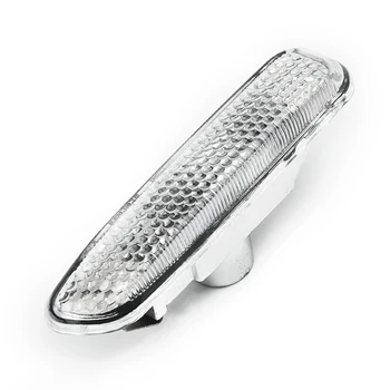 

Pair Side Marker Light Clear Side Marker Repeater Light Lamp Durable Practical