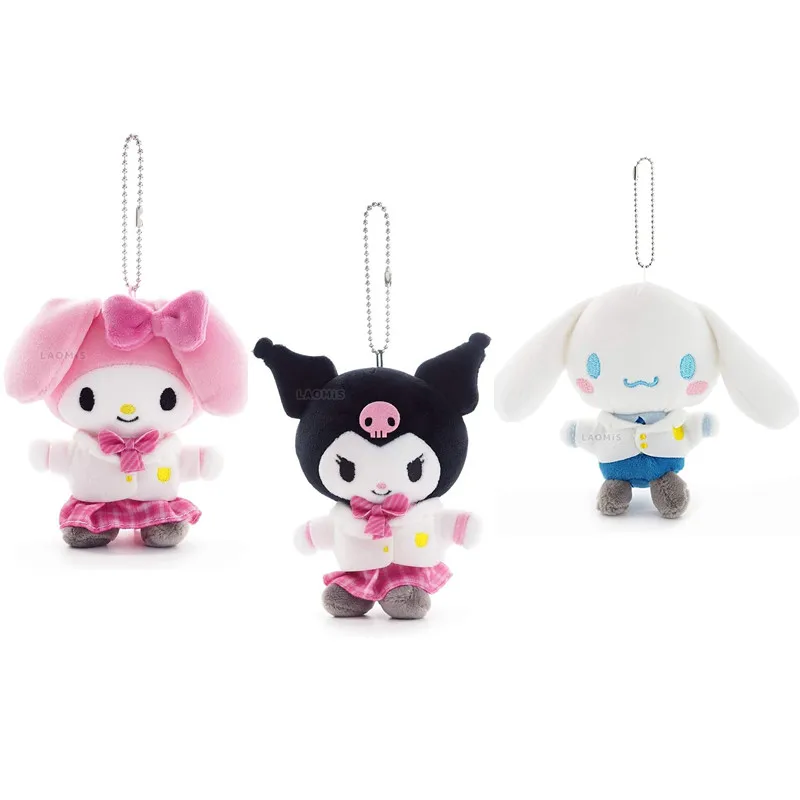 

New Kawaii Anime Suit Bunny Cat Dog Plush Kechain Small Pendant Kids Stuffed Toys For Children Gifts 10CM