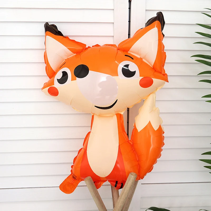 1 Pcs Animal Helium Balloon Cute Squirrel Fox Penguin Foil Balloon Baby Shower Birthday Party Decorations Kids Toy Air Globos - Image 3