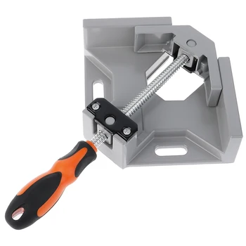 

Aluminum Right Angle Folder Tool Single Handle 90 Degree Right Angle Clamp Angle Clamp Woodworking Frame Clip