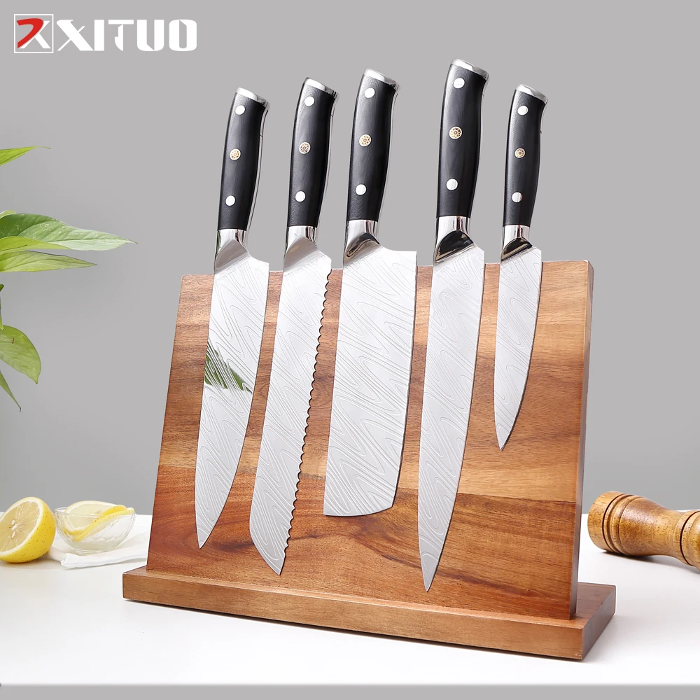 Universal Knife Storage Stand, Knife Block Holder Without Knives