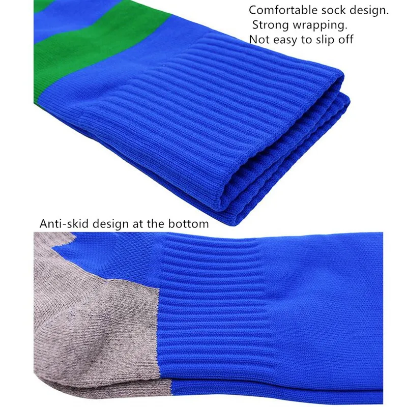 Adult Professional Soccer Socks Football Club Breathable Knee High Training Long Stocking Sports Sock for Men