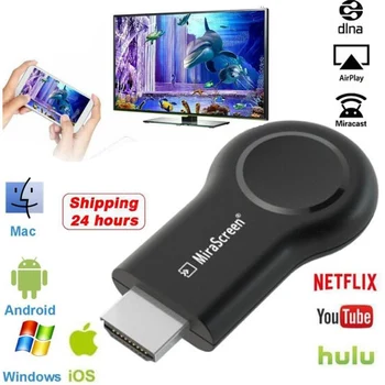 

Wireless Display Dongle 1080P HDMI TV Stick WIFI Display Receiver Miracast Airplay DLNA Mirror for iOS iPad/Mac/Android phones