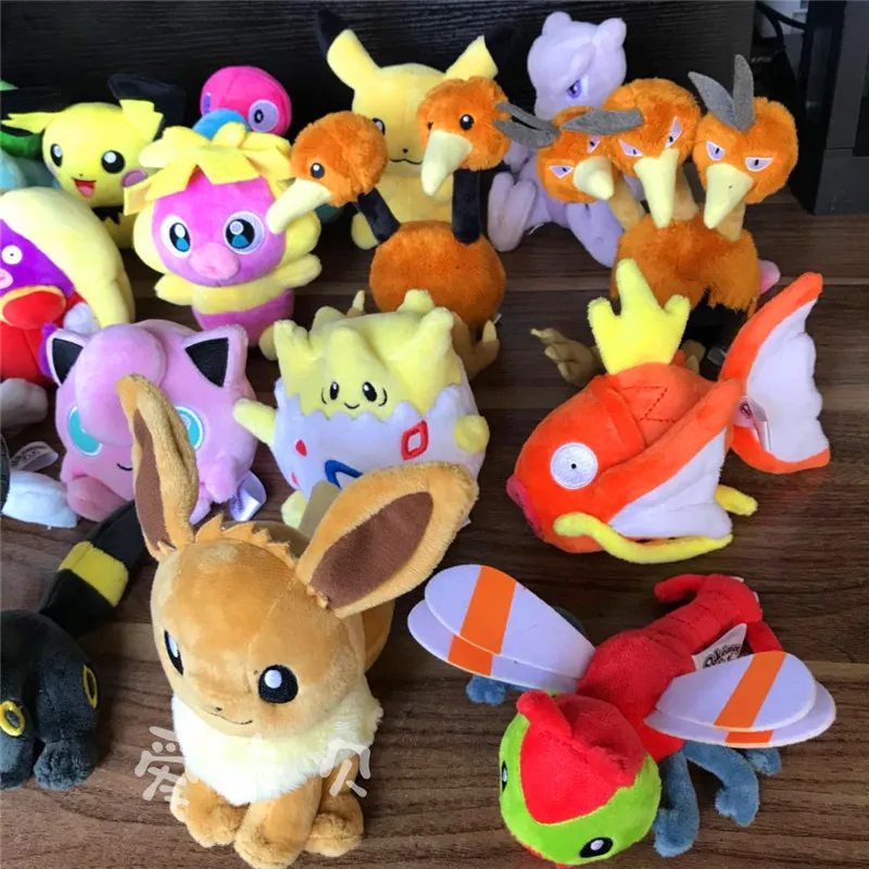 Anime Games Pokemon Dodrio&Charmander&Bulbasaur&Mewtwo Plush Toy Doll
