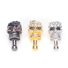 JETTING Cool Metal Skull Dust Plug Universal 3.5mm For Earphone Jack For Iphone For Samsung Galaxy For HTC For Decoration