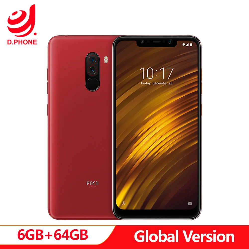 В наличии глобальная версия Xiaomi PocoPhone F1 Poco Phone 6GB 64GB Snapdragon 845 6 18 ''полноэкранная