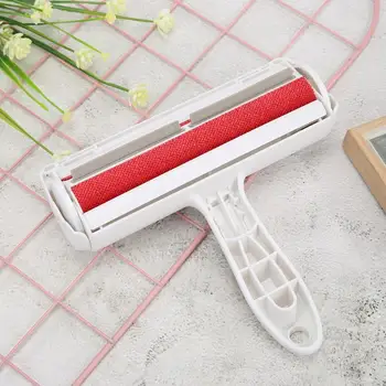 

2-way Pet Dog Cat Hair Remover Lint Removal Brush Clothes Sticking Roller Support Dropshipping