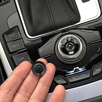 

Car Control Button Cover Joystick MMI Knob Cover for A4 A5 A6 A8 Q5 2004-2015 8K0998068A Car Accessories