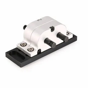 

Silver Middle Transfer Case Bridge Device Transmission Box for 1/14 Tamiya Truck Axial SCX10 Crawler Car Model Spare Part