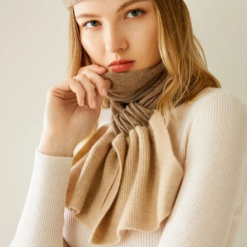 

2020 autumn and winter new women's shawl fashion warm cashmere scarf 100% pure cashmere