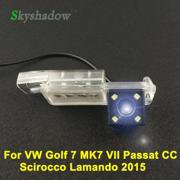 

For VW Golf 7 MK7 VII Passat CC Scirocco 2014 2015 with lamp socket Car CCD Night Vision Reverse Backup Parking Rear View Camera
