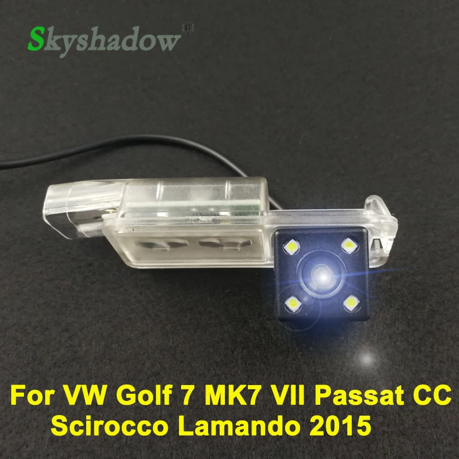 Для VW Golf 7 MK7 VII Passat CC Scirocco 2014 2015 с гнездом для лампы Автомобильный CCD ночное видение