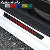 4pcs Auto Outer Door Sill Protector Pedal Scuff Plate Carbon fiber stickers for Nissan NOTE E11 E12 Accessories ► Photo 1/6