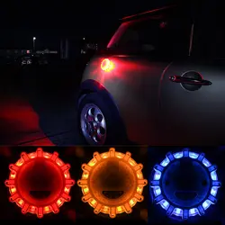 Geoeon светодиодный аварийный фонарь красный Дорожный фонарь магнит мигаПредупреждение ночные огни придорожный диск Маяк для автомобиля