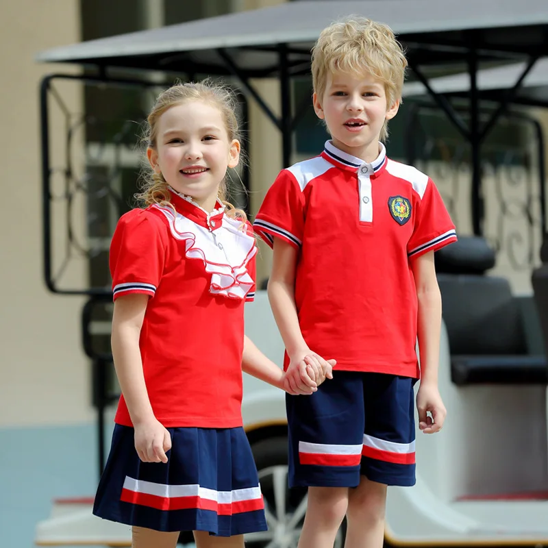 CHILDREN'S DAY Children Section Costume New Style Men And Women Children Large Choral Service Young STUDENT'S Performance Costum