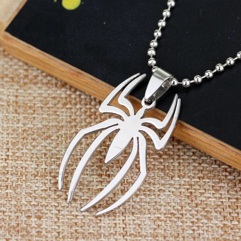 Spider Necklace for Teen Girls Zinc Alloy Pedant Choker Jewelry Necklaces for Women Men