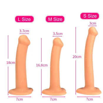Silicone Long Dildo Suction Cup Realistic Big Anal Plug Vaginal G-spot Dildos Sex Toys for Women Men Sex Masturbation Adult Toys 5