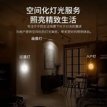 

Human Small Induction Night Lamp LED Night Light Dormitory Useful Product USB Charging Bedside Dormitory Night Light